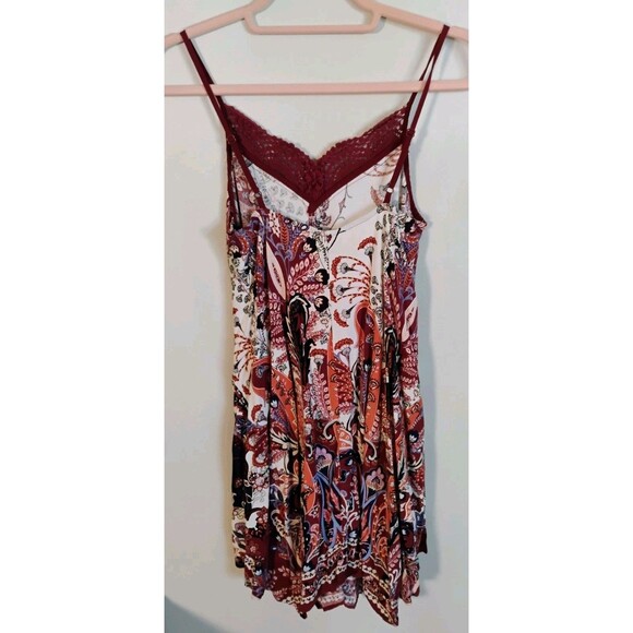 Target Women's Multicolored Spaghetti Strap Boho Dress - Picture 2 of 6